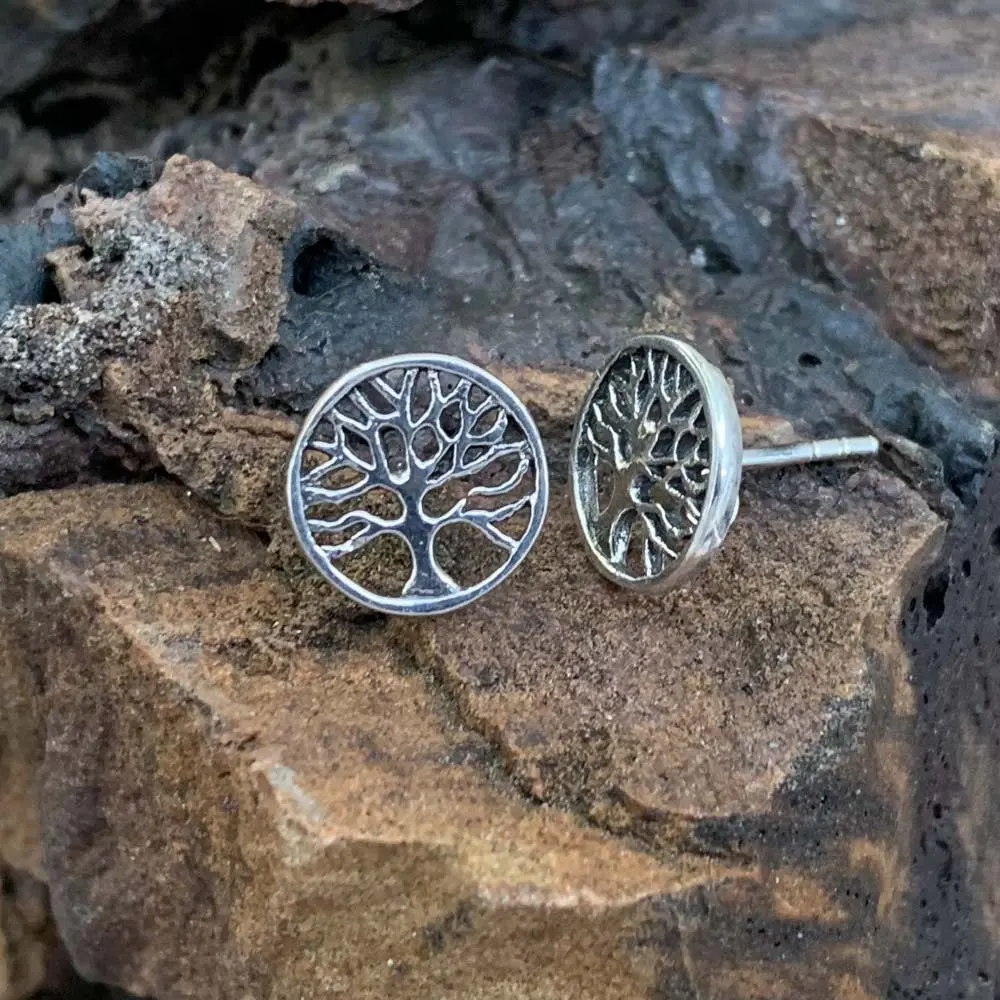 Tree of Life Stud Earrings