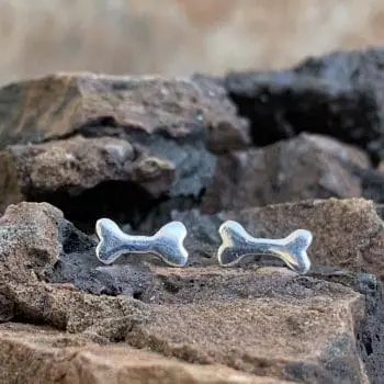 Sterling Doggie Bone Earrings