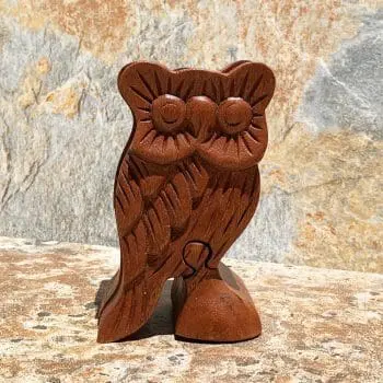 Wooden Owl Puzzle Box