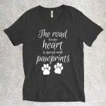 Pawprints Heart T-Shirt