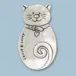 Smart & Sassy Cat Pewter Small Tray