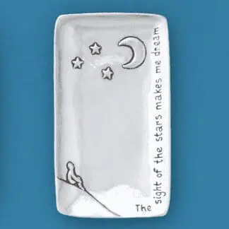 Moon & Stars Pewter Tray