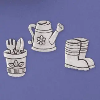 Cute Pewter Gardening Magnets