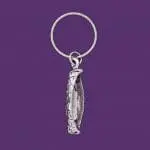 Canoe Life Pewter Keychain