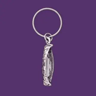Canoe Life Pewter Keychain