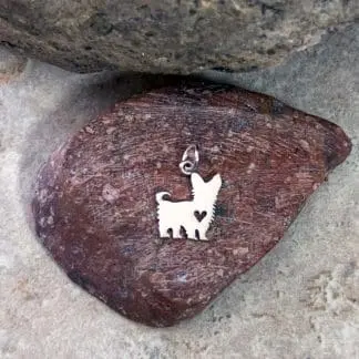 Sterling Yorkshire Terrier Pendant