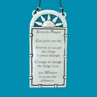 Pewter Serenity Prayer Wall Plaque