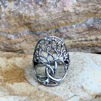 Sterling Silver Tree of Life Ring