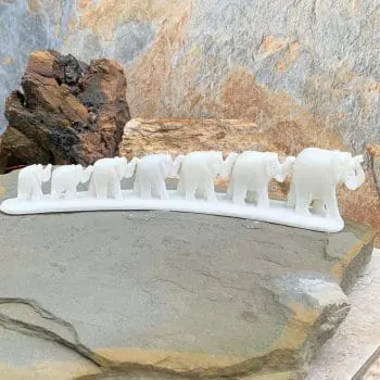 Elephant Soapstone Herd Caravan