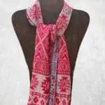 an image of a Red and Blue Southwest Design Scarf