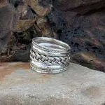 Bali Braided Sterling Band