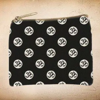Om Cotton Coin Purse