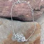 Hamsa Hand Sterling Bracelet
