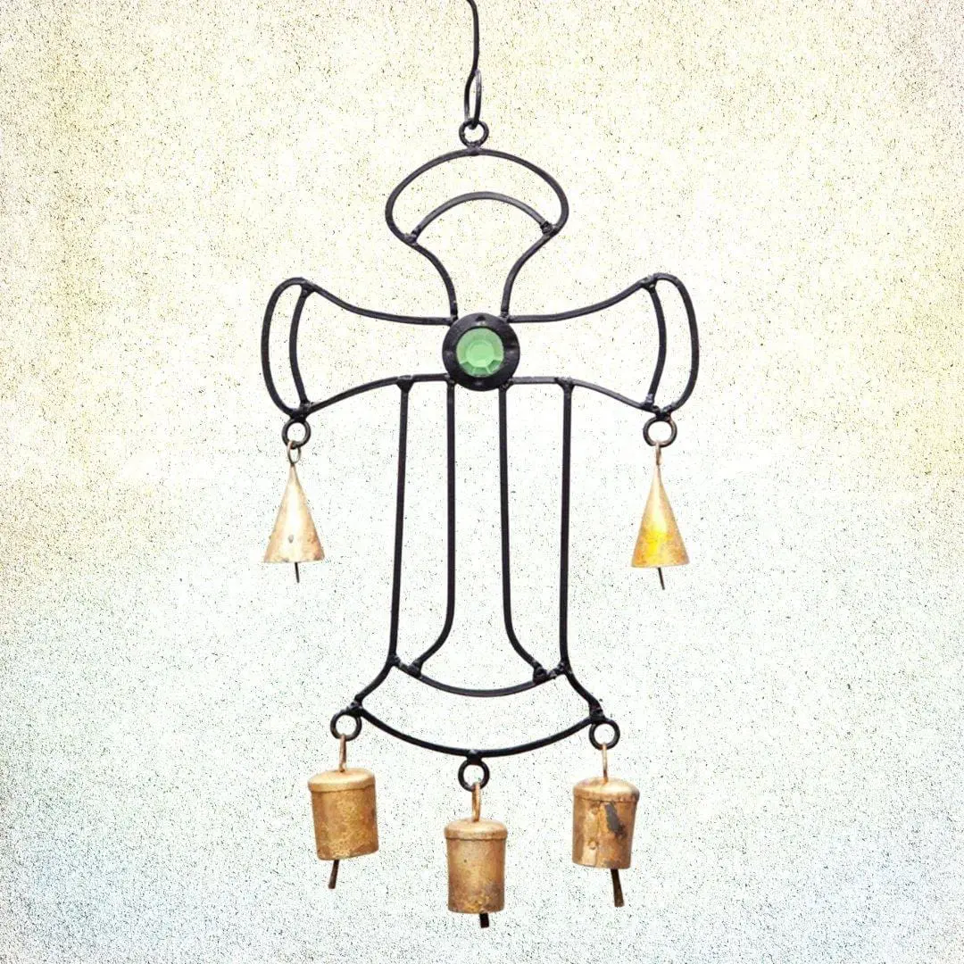Musical Iron Cross Wind Chime