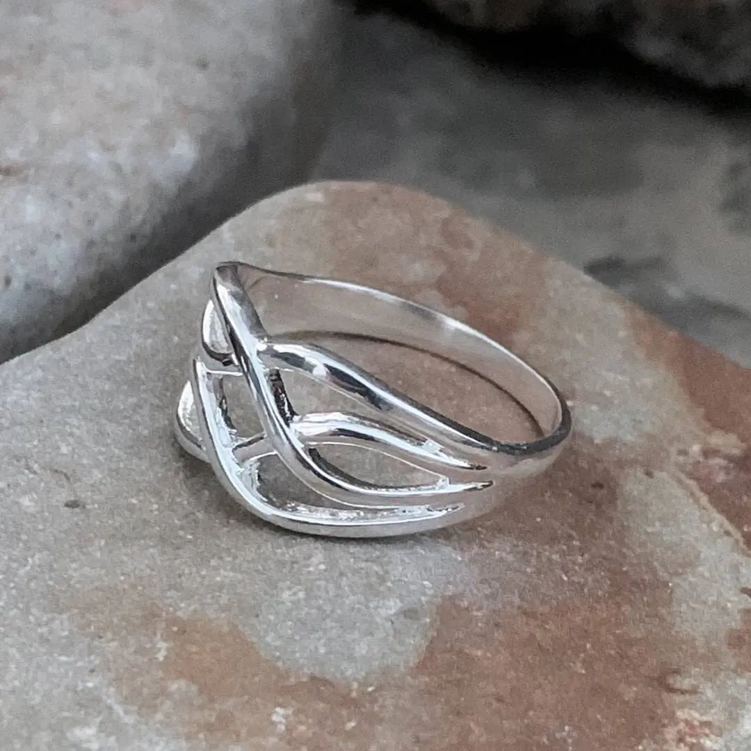 Sterling Silver Weave Ring