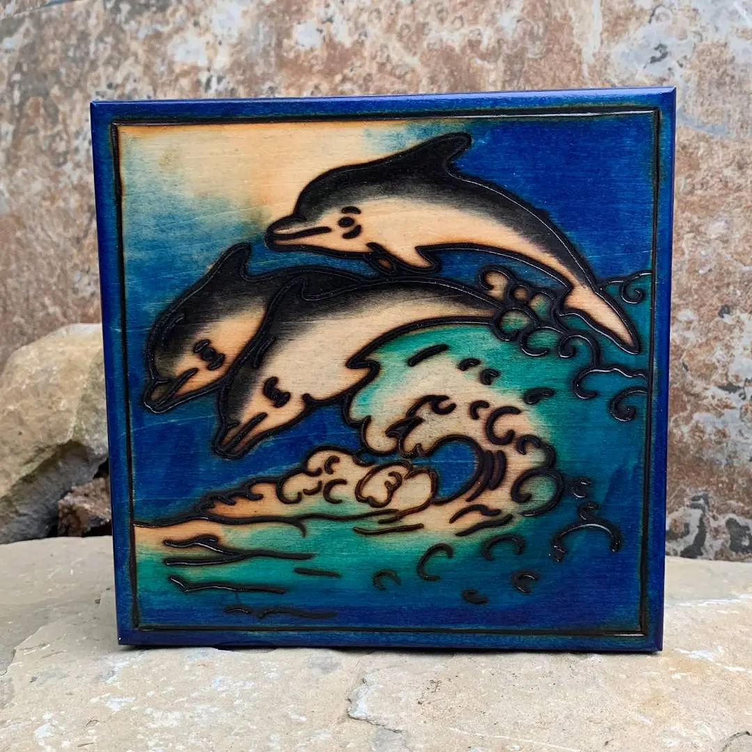 Dolphins Beach Keepsake Box