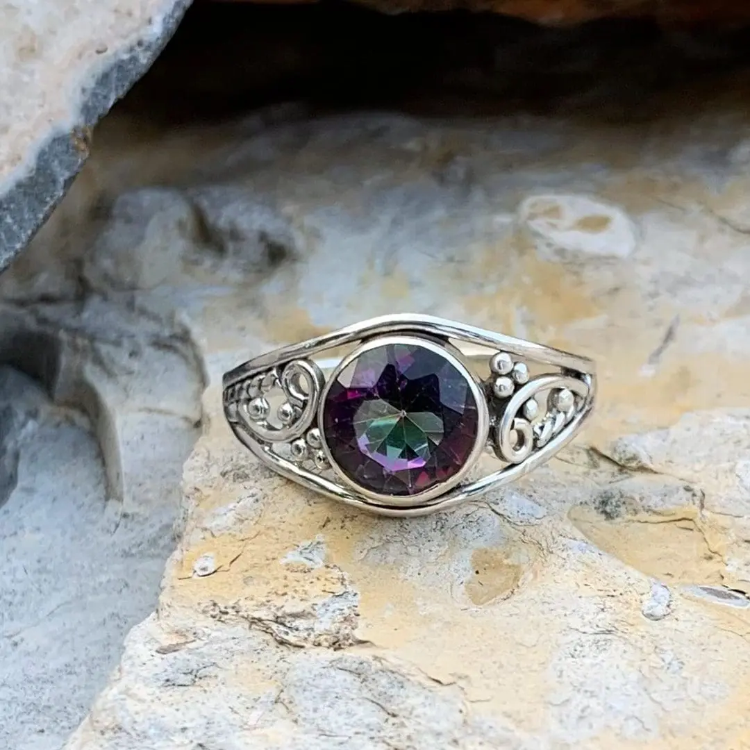 Mystic Topaz Grapevine Ring