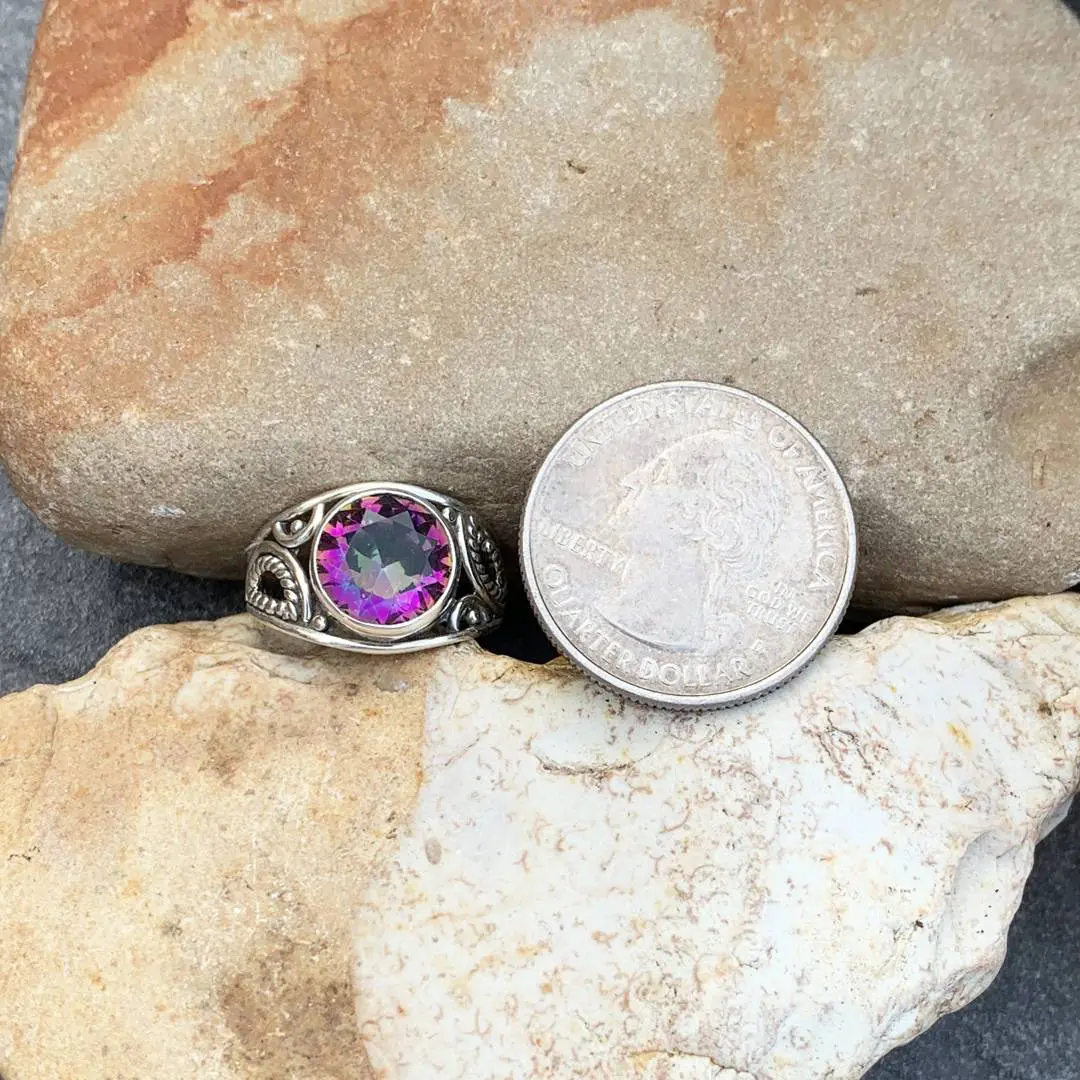 Sparkling Mystic Topaz Ring