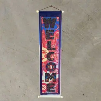 Welcome Sun & Swirls Banner