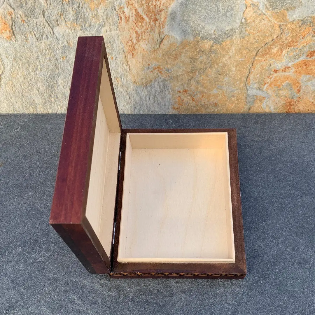 Handcrafted Sepia Angel Box