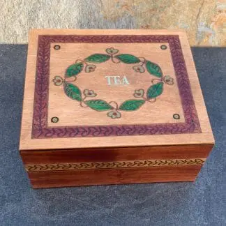 Handcrafted Tea Storage Box