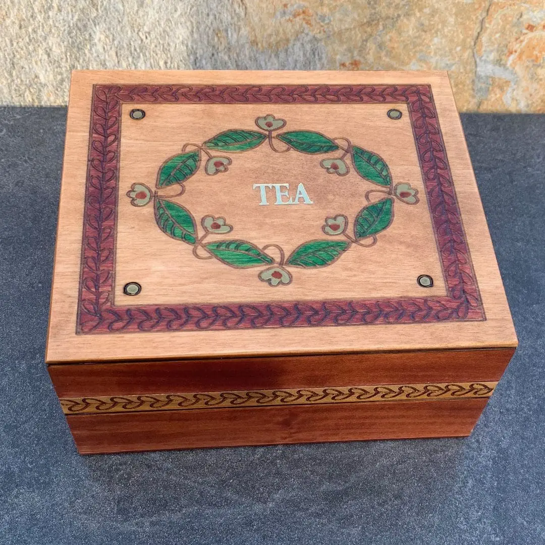 Handcrafted Tea Storage Box