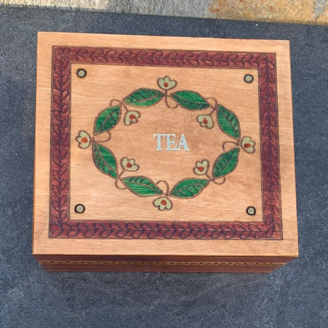Handcrafted Tea Storage Box