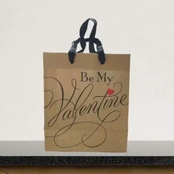 Kraft Valentine Gift Bag