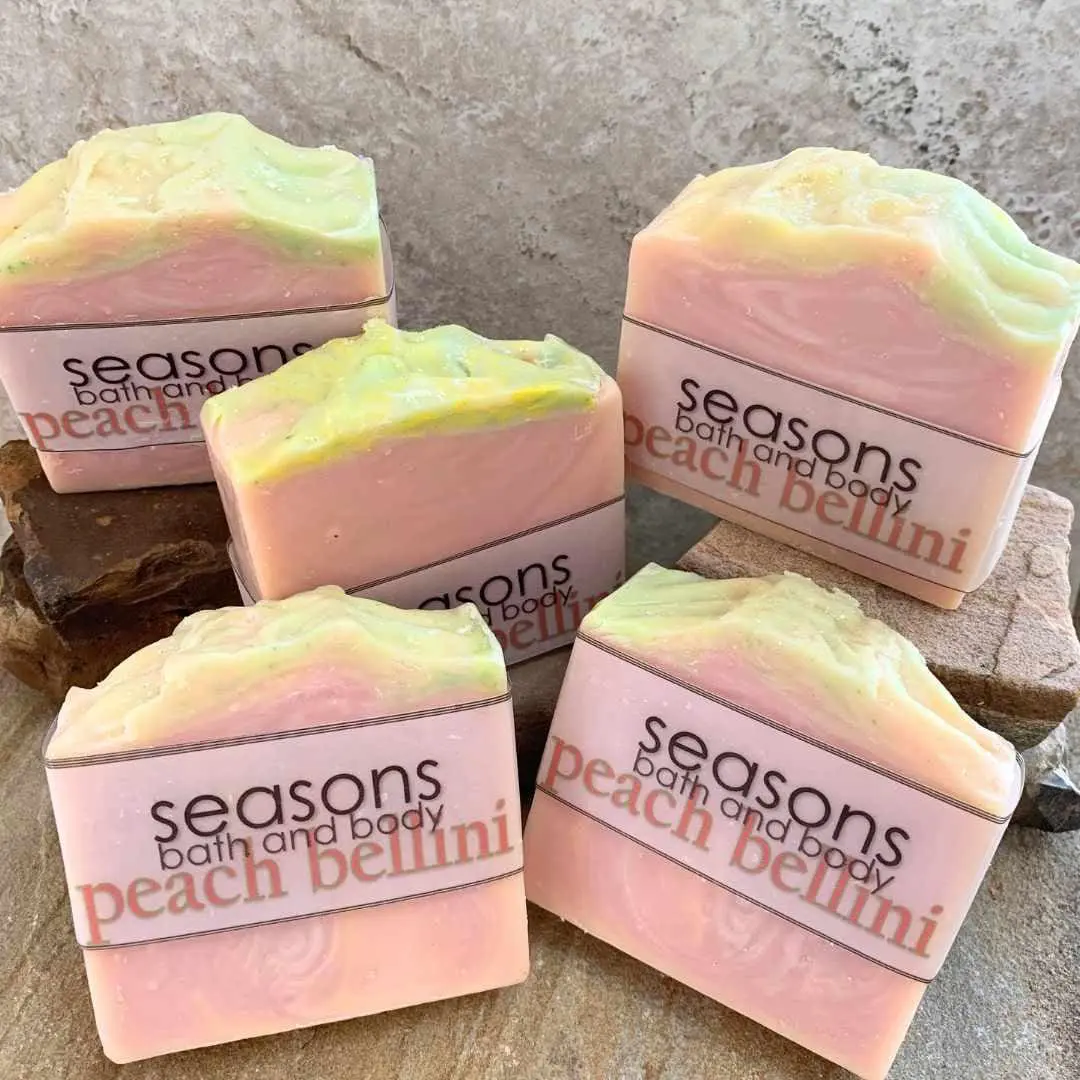 Peach Bellini Natural Soap