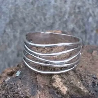 Sterling Multi Bands Ring