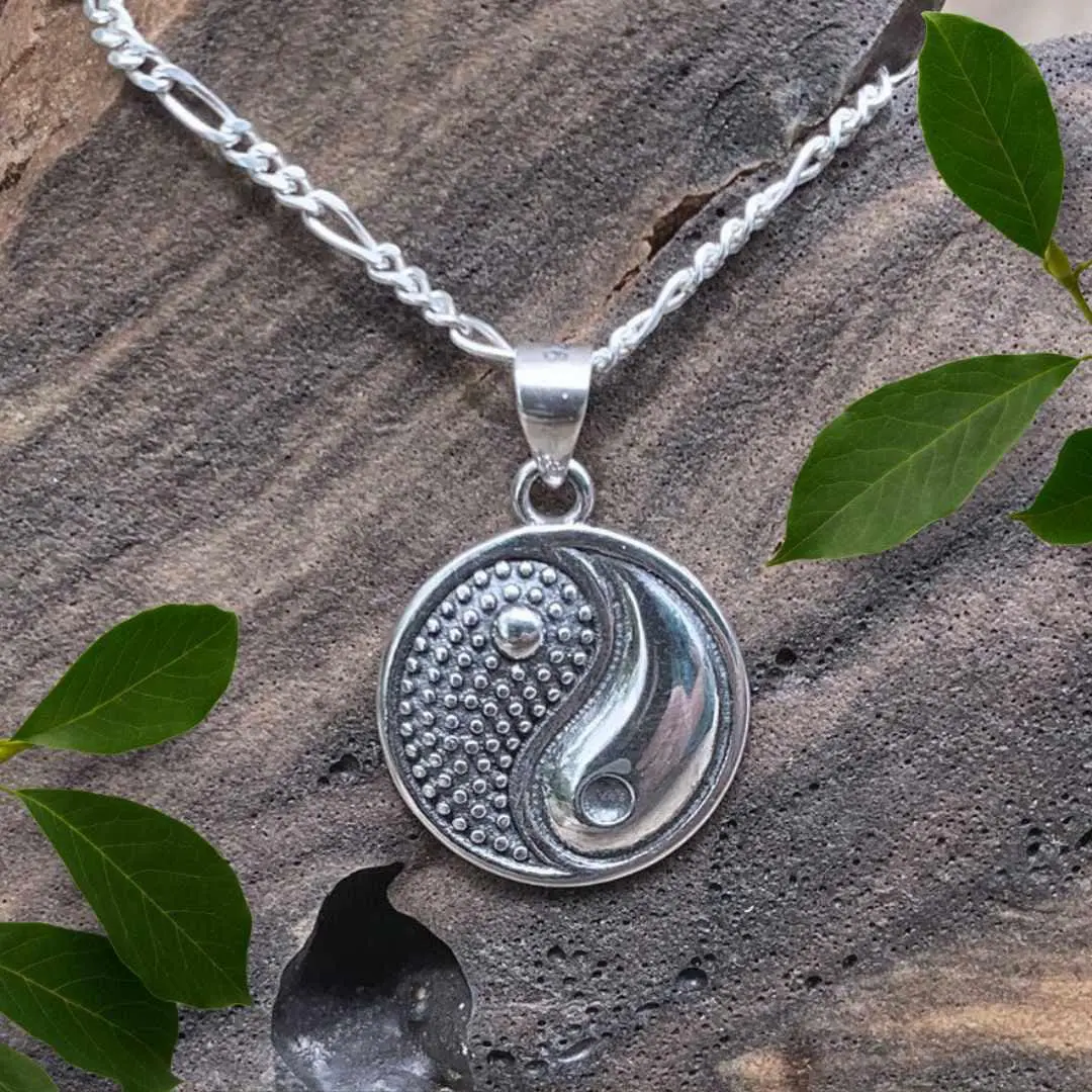 Yin Yang Sterling Pendant