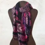 an image of a Midnight Blue with Southwest Pinks Scarf
