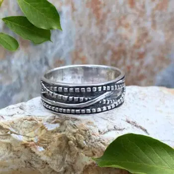 Twisted Rope Sterling Ring
