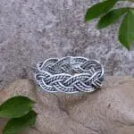 Sterling Bold Braided Ring