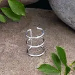 an image of a Three-Wire Sterling Silver Ear Cuff