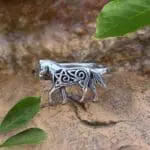 an image of a Sterling Silver Filigree Horse Ring