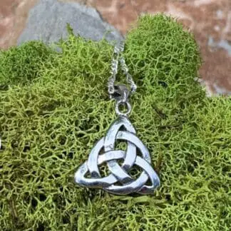 an image of a Sterling Silver Triquetra Celtic Knot Pendant
