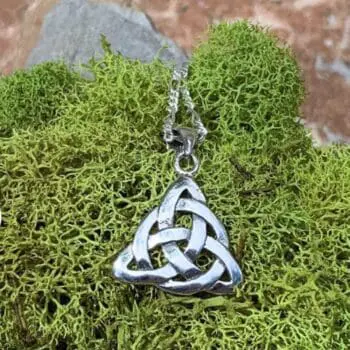 an image of a Sterling Silver Triquetra Celtic Knot Pendant