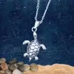 an image of a Sea Turtle Sterling Silver Pendant