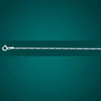 Sterling Silver Figaro Chain