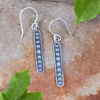 Sterling Moon Phases Earrings
