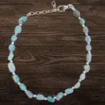 an image of an Amazonite Beads and Sterling Silver Bracelet