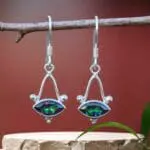 an image of a pair of Marquise Mystic Topaz and Sterling Silver Earrings