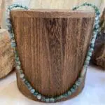 an image of a Moss Agate Beaded Necklace