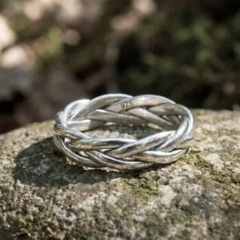 an image of a Sterling Silver Braided Band Ring