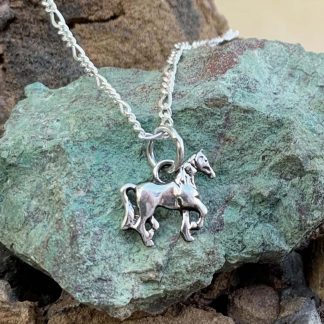Sterling Posed Horse Pendant