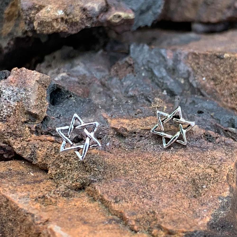 Sterling Star Of David Earrings Gle Good Living Essentials