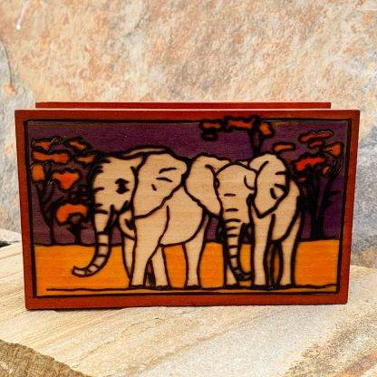 Elephant Box with Secret Lock