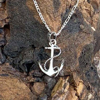 Sterling Silver Anchor Pendant