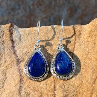 Lapis Lazuli & Sterling Earrings
